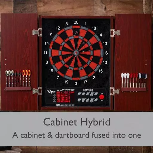 Neptune Electronic Dartboard Cabinet