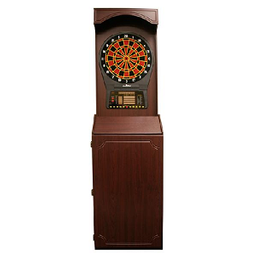 Click here to learn more about the Arcade-Style Cabinet with Arachnid CricketPro 800 Electronic Dartboard.