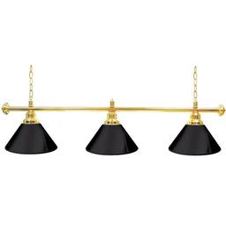 Click here to learn more about the Premium 60 Inch 3 Shade Billiard Pool Table Lamp - Black and Gold.