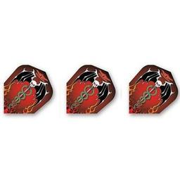 Click here to learn more about the Vulture Kulture Skull With Wings Standard Dart Flights.