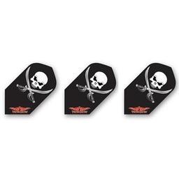 Click here to learn more about the Vulture Kulture Skull with Swords Slim Dart Flights.