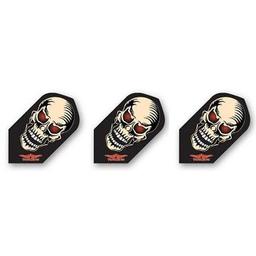 Click here to learn more about the Vulture Kulture Skull With Red Eyes Slim Dart Flight.