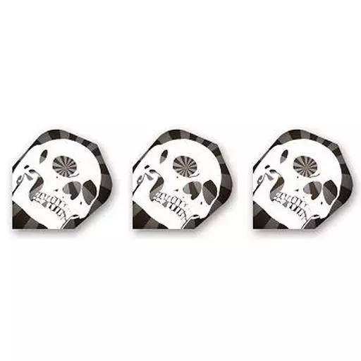 Poly Skull With Gray Background Standard Flights