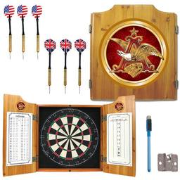 Click here to learn more about the Anheuser Busch A & Eagle Dart Cabinet Including Darts and Dart Board.