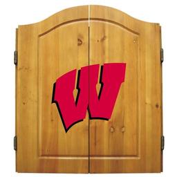 Click here to learn more about the University of Wisconsin Badgers NCAA Dart Cabinet With Darts and Dartboard.