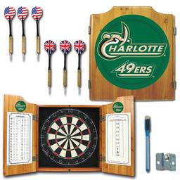 Click here to learn more about the University of North Carolina Charlotte Dart Cabinet with Darts and Dart Board.