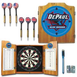 Click here to learn more about the DePaul University Dart Cabinet Including Darts and Dart Board.