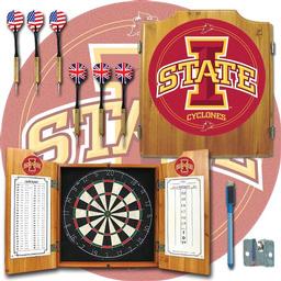 Click here to learn more about the Iowa State University Dart Cabinet Including Darts and Dart Board.