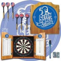 Click here to learn more about the Seton Hall University Dart Cabinet Including Darts and Dart Board.
