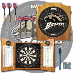 Click here to learn more about the Western Michigan University Dart Cabinet Including Darts and Dart Board.