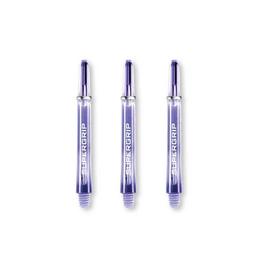 Click here to learn more about the Harrows Super Grip Medium Clear Color Purple Dart Shafts.