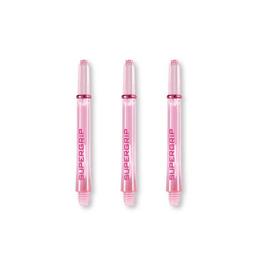 Click here to learn more about the Harrows Super Grip Medium Clear Color Pink Dart Shafts.