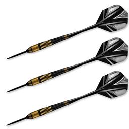 Click here to learn more about the Harrows Vivid Brass Steel Tip Darts Black.