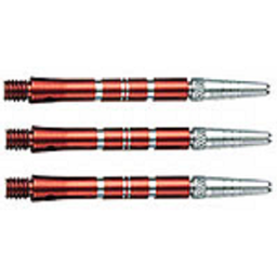 2ba Red/Silver Aluminum TOP SPIN Dart Shafts 2in 1 set of 3 