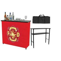 Click here to learn more about the Fire Fighter Metal 2 Shelf Portable Bar with Carrying Case.