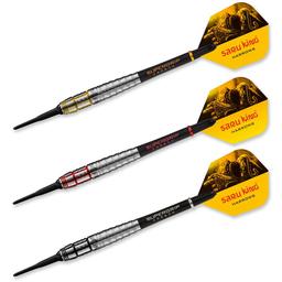 Click here to learn more about the Harrows Saru King 3 Revolution 90% Tungsten Soft Tip Darts 21 gram.