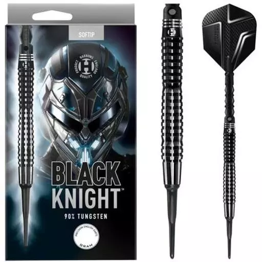 Harrows Black Knight 90% Tungsten Soft-Tip Darts