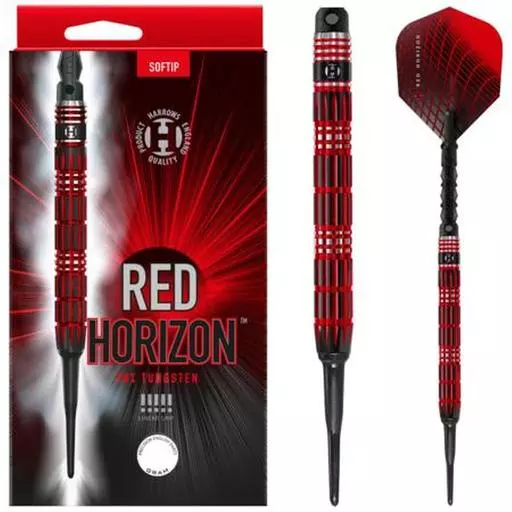 Harrows Red Horizon 90% Tungsten Soft-Tip Darts
