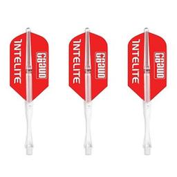 Click here to learn more about the Intelite Dart Flight Starter Pack - Slim Short Red on Clear (CLEARANCE).