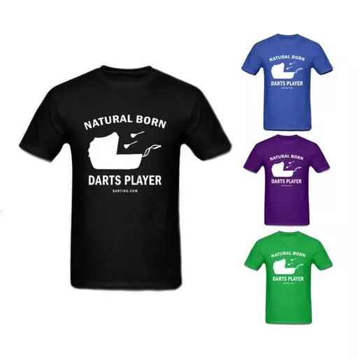 Natural Born Darts Player T-Shirt